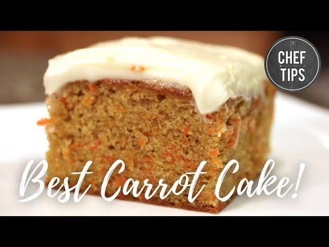 Carrot Cake Recipe -  Chef Tips