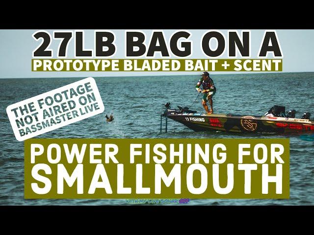 POWER FISHING for Smallies with HEAVY Tackle & Using SCENT to sight fish