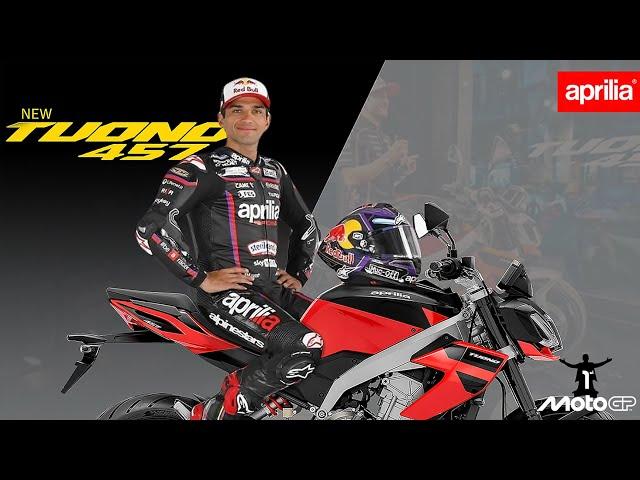 2025 New Aprilia Tuono 457 – Unveiled by Jorge Martin at Milan Motoplex!