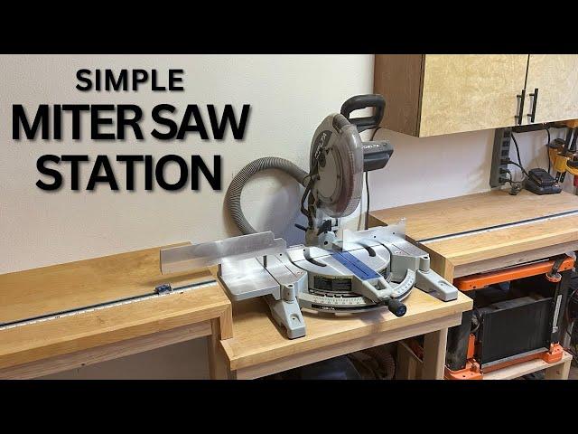 Miter Saw Station Design Tour & Dust Collection Upgrade