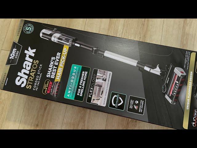 Shark Stratos Anti Hair Wrap Pet Pro corded vacuum unboxing