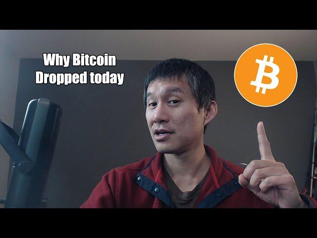 Bitcoin Dropped Today. Here's why