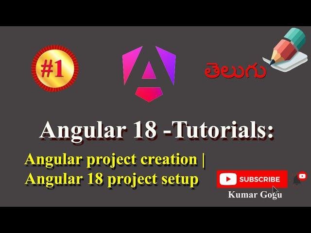 #1 Angular18  project creation | Angular 18 project setup for beginners