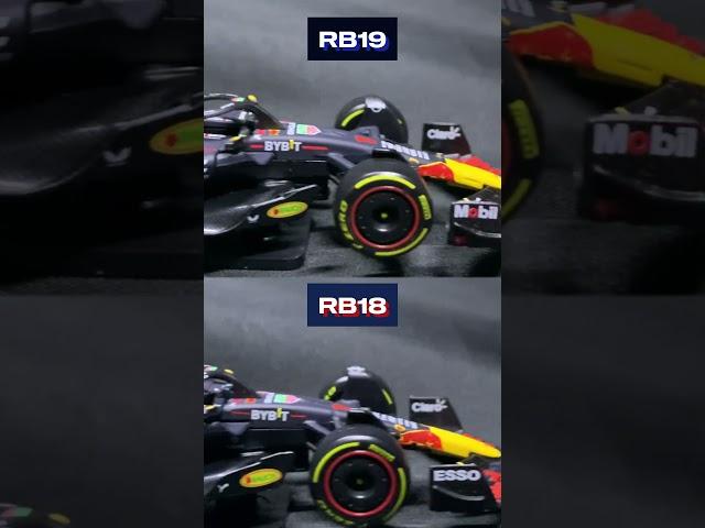 Redbull RB18 vs RB19 1:43 by Bburago #F1 #diecast  #toys #hobbies #collections #redbullracing