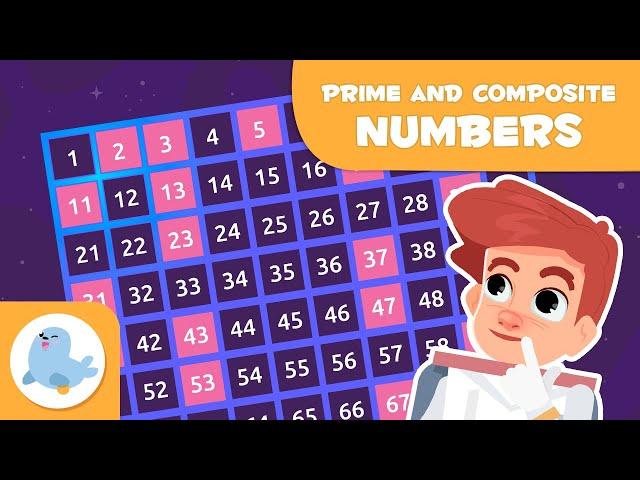 PRIME AND COMPOSITE NUMBERS for Kids  What are Prime Numbers? 🪐 MATH for Kids