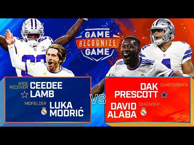 Real Madrid x NFL Challenge | Modrić/CeeDee Lamb vs Alaba/Dak Prescott