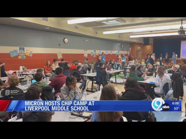 Micron hosts Chip Camp at Liverpool Middle School