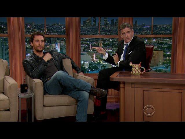 Late Late Show with Craig Ferguson 11/20/2014 Matthew McConaughey, Metallica, Frank Nicotero