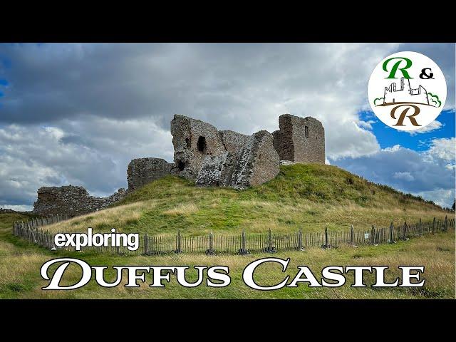 Exploring Duffus Castle, Elgin, Scotland. A short history while we wander the ruins