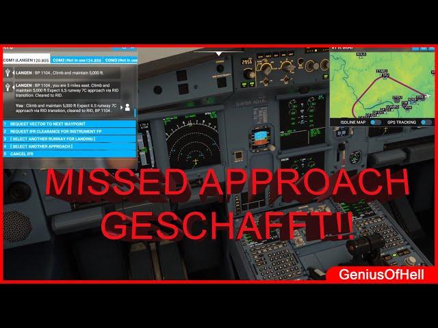 Tutorial für nicht mehr so ganz Einsteiger: A320 Missed Approach Cockpitview