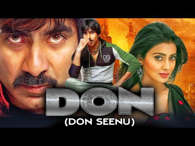 Don (Don Seenu) - Ravi Teja Superhit Action Hindi Dubbed Movie l Srihari, Shriya Saran, Anjana