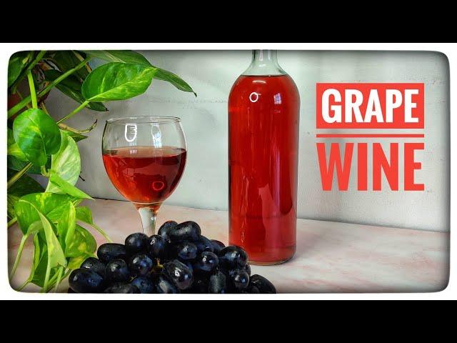 Perfect Grape Wine | Red Wine | Easy Homemade Wine | Pots&treats | Grape Drink