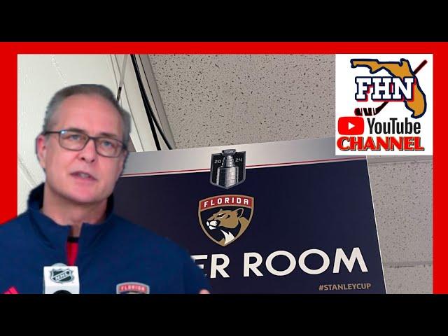 Paul Maurice, Florida Panthers Pregame: Game 5, Stanley Cup Final vs. Edmonton Oilers