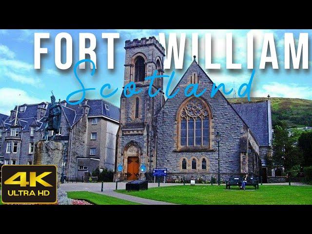 Fort William Scotland Walking Tour 4K, November 2023