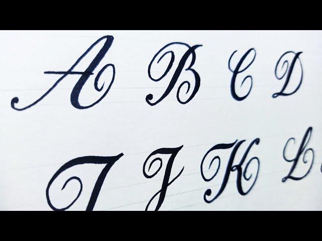 Fancy letters - How to write stylish capital alphabets a to z - Using marker 605