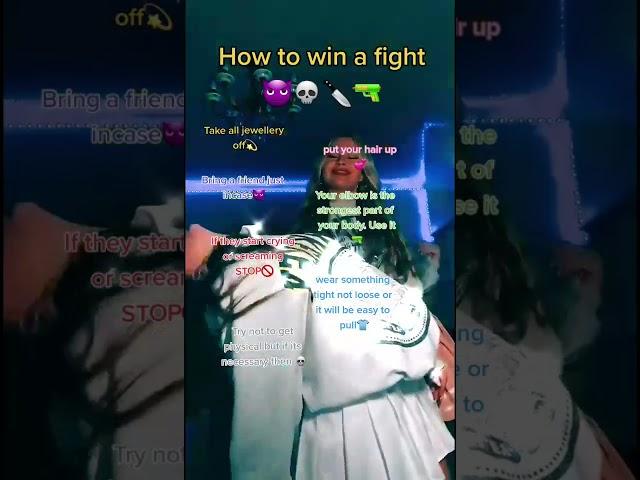 How to win a fight || Girl tips