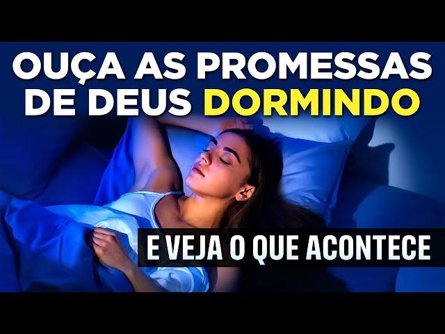 ADORMEÇA OUVINDO AS MAIORES PROMESSAS DE DEUS - Fundo Musical Para Dormir a Noite Toda