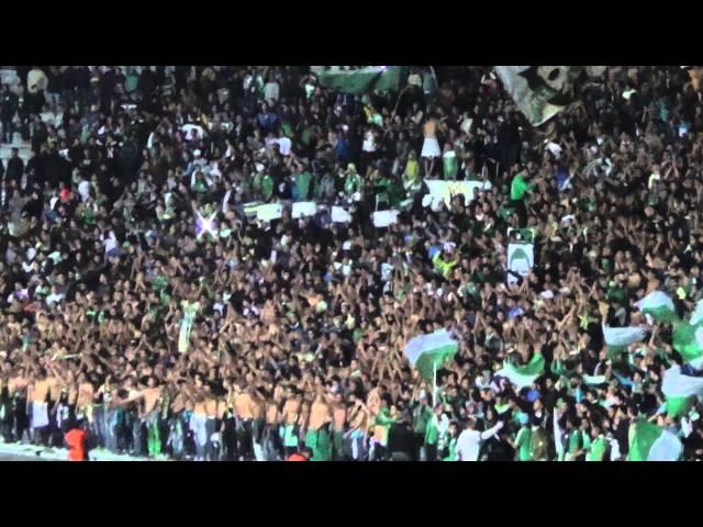 Raja vs Hoceima 4 - 1, رسالة من جماهير الرجاء للجزائر ' حنا خاوة ماشي عداوة '