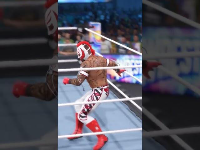 Roman Reigns vs Rey Mysterio #RomanReigns #ReyMysterio #WWE