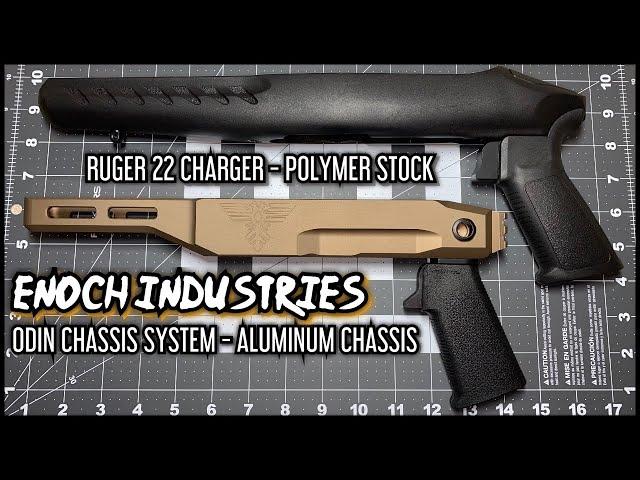 RUGER 22 CHARGER - RUGER 10/22 - CHASSIS UPGRADE - ODIN CHASSIS VS RUGER POLYMER STOCK - QUICK LOOK!