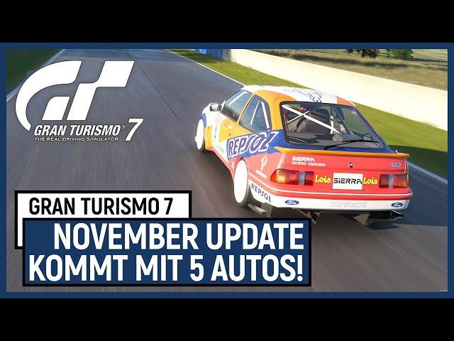 Gran Turismo 7: November Update kommt mit 5 Autos!