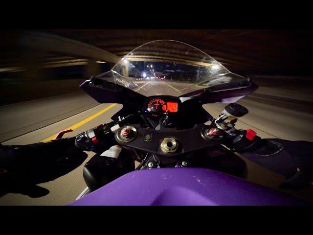 Chill Solo Night Ride GSXR 1000