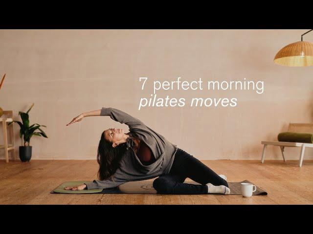 7 Perfect MORNING PILATES moves | Lottie Murphy Pilates