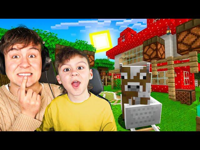 Mein KLEINER BRUDER SPIELT MINECRAFT?!