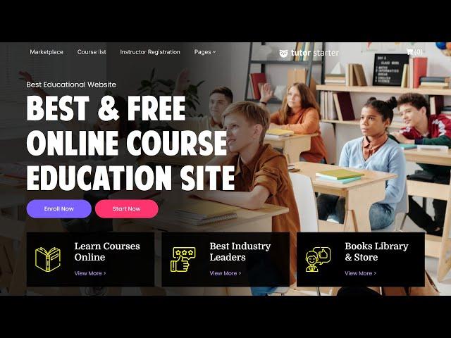 How to Create Online Course, LMS, Educational Website like Udemy with WordPress 2022 - Tutor LMS