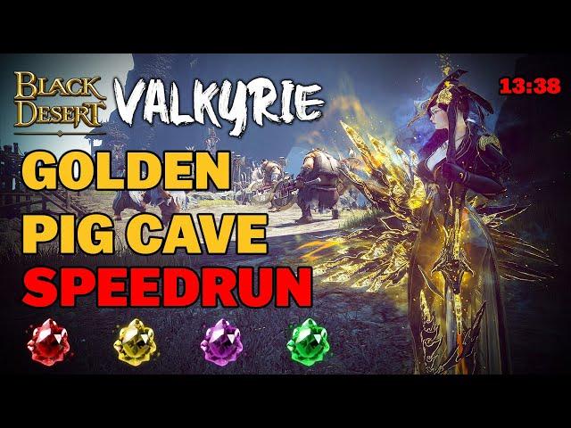 BDO | Valkyrie Awakening: Speedrun for Fortunate Golden Pig Cave | 13:38