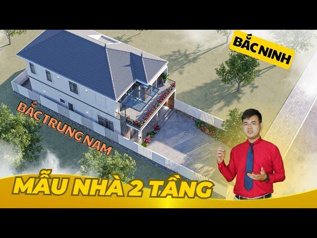 MẪU NHÀ 2 TẦNG CỰC TIỆN NGHI TẠI BẮC NINH #nhadepbactrungnam