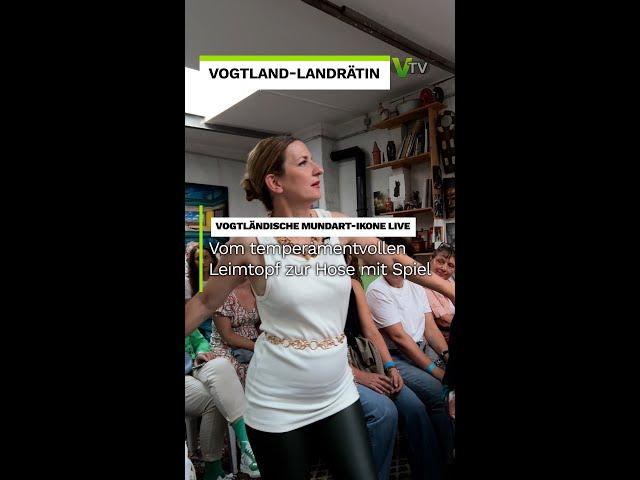 So geht Vogtländisch: „Vogtland-Landrätin Resi“ | V.TV