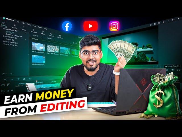Earn Money by Editing videos on YouTube 