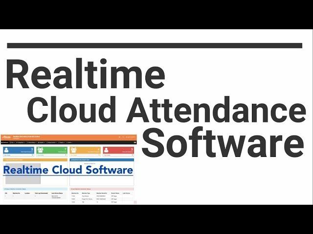 Complete guide to Realtime Cloud/web Attendance & Payroll Management system. | Realtime Biometrics