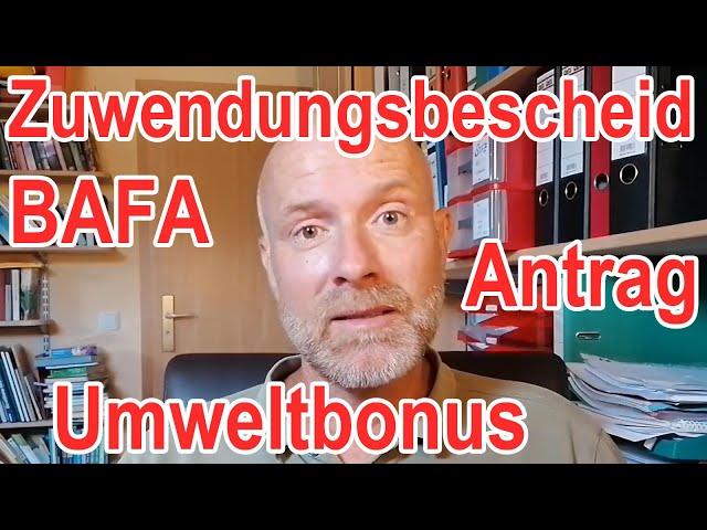 BAFA Umweltbonus Auszahlung