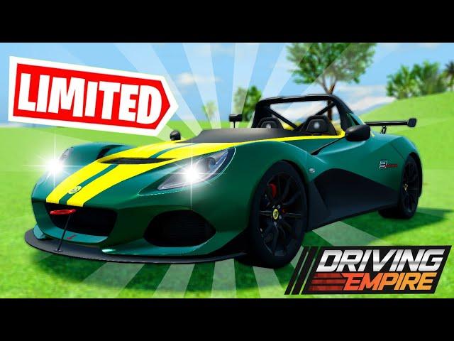 New LIMITED Lotus 3-Eleven In Driving Empire!