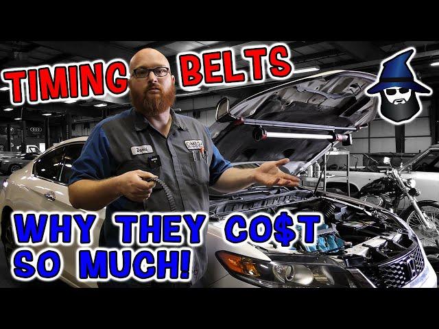 The CAR WIZARD shows why it costs and arm and a leg for a Timing Belt replacement