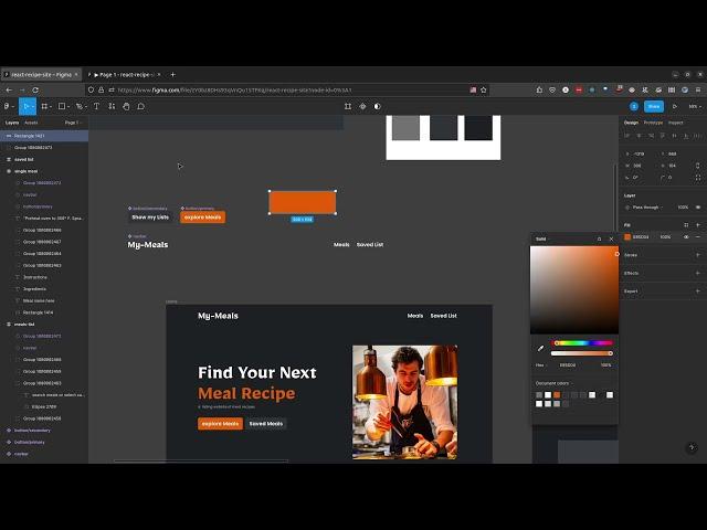 How I create button in Figma