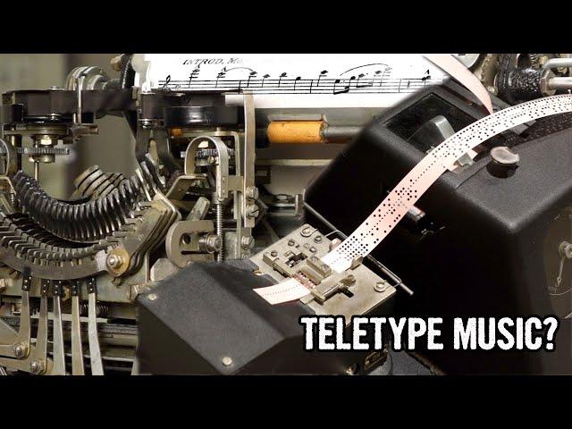 Teletype Music? The Model 15 performs the TTY March!