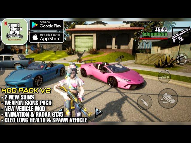 GTA SA Definitive Edition Mobile (Android) MOD PACK V2  Graphics GFX Realistic 4K HDR