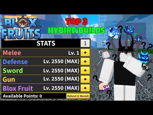 Best Hybird Builds Are INSANE | BloxFruits Bounty Hunting