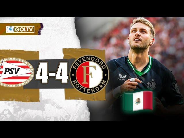 EL PARTIDO QUE DESPERTÓ a SANTIAGO GIMÉNEZ | PSV 4-4 Feyenoord | S. Holanda