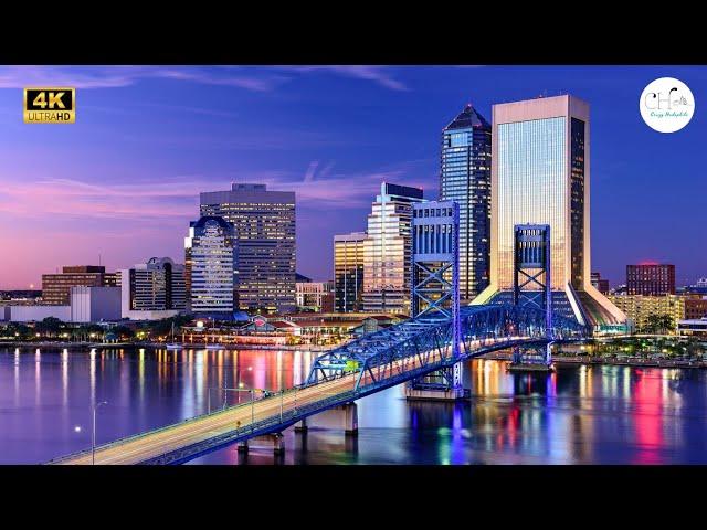 Jacksonville, Florida 4K Drone Footage | Stunning Cityscape Views | Crazy Hodophile #jacksonville