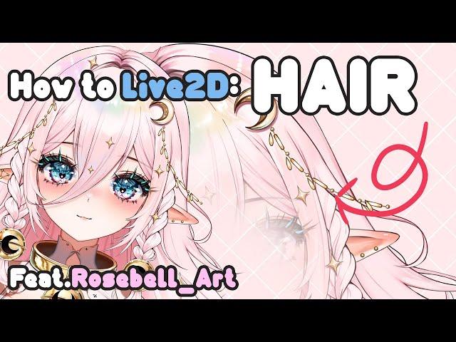 【Live2D】How to Live2D: Hair (Front) #VD0official #live2D #vtuber #singaporevtuber