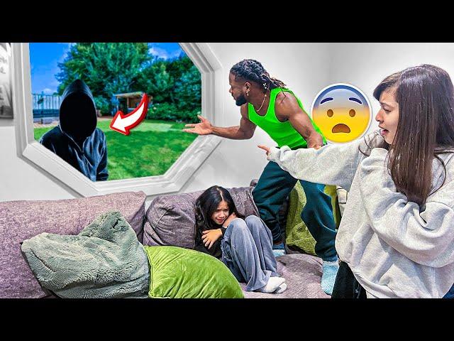 There's A STRANGER STALKING ME & MY SISTER * MY DAD LOST IT*