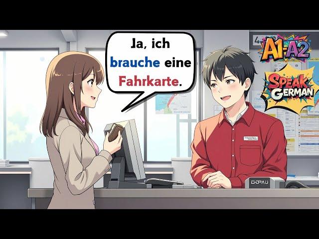 German Dialogs for Absolute Beginners: 7 Essential Daily Conversations for A1-A2 Level ️