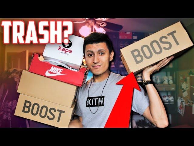 What's WRONG with these YEEZYS? HUGE Sneaker Haul! (Unboxing)