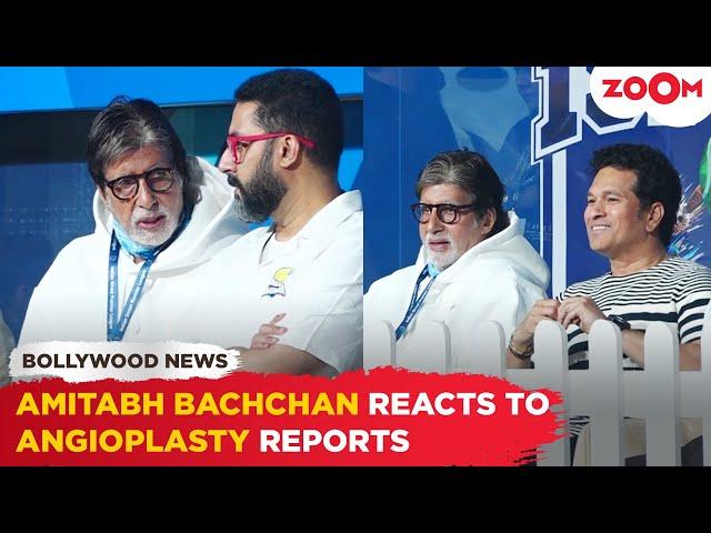 Amitabh Bachchan breaks SILENCE on reports of his hospitalization, calls it 'FAKE news'