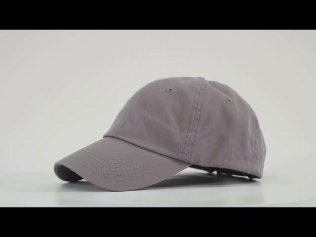 Valucap Bio-Washed Chino Twill Cap VC350 With Custom Embroidery