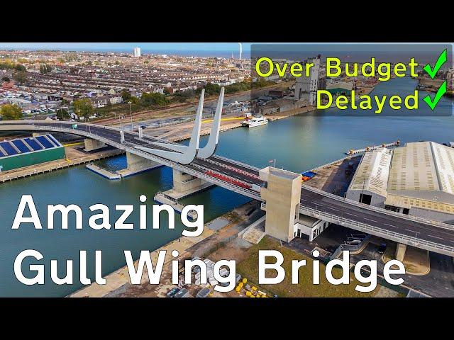 The Over Budget Lowestoft Gull Wing Rotating Bascule Bridge - LARGEST IN THE WORLD!